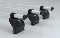 Close up of 3 Bar KammBar Pro Pre-assembled roof fittings